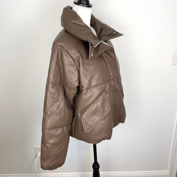 Pistola Brown Leather Jacket - Picture 8 of 14